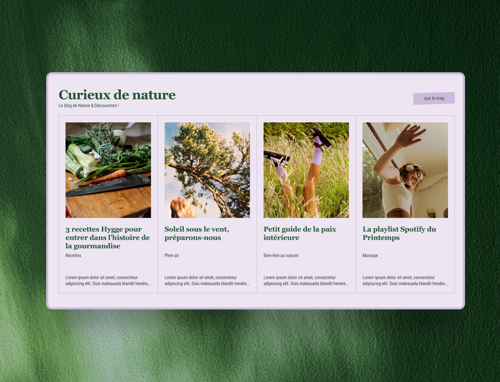 Nature & découvertes - Optimisation CRO ecommerce