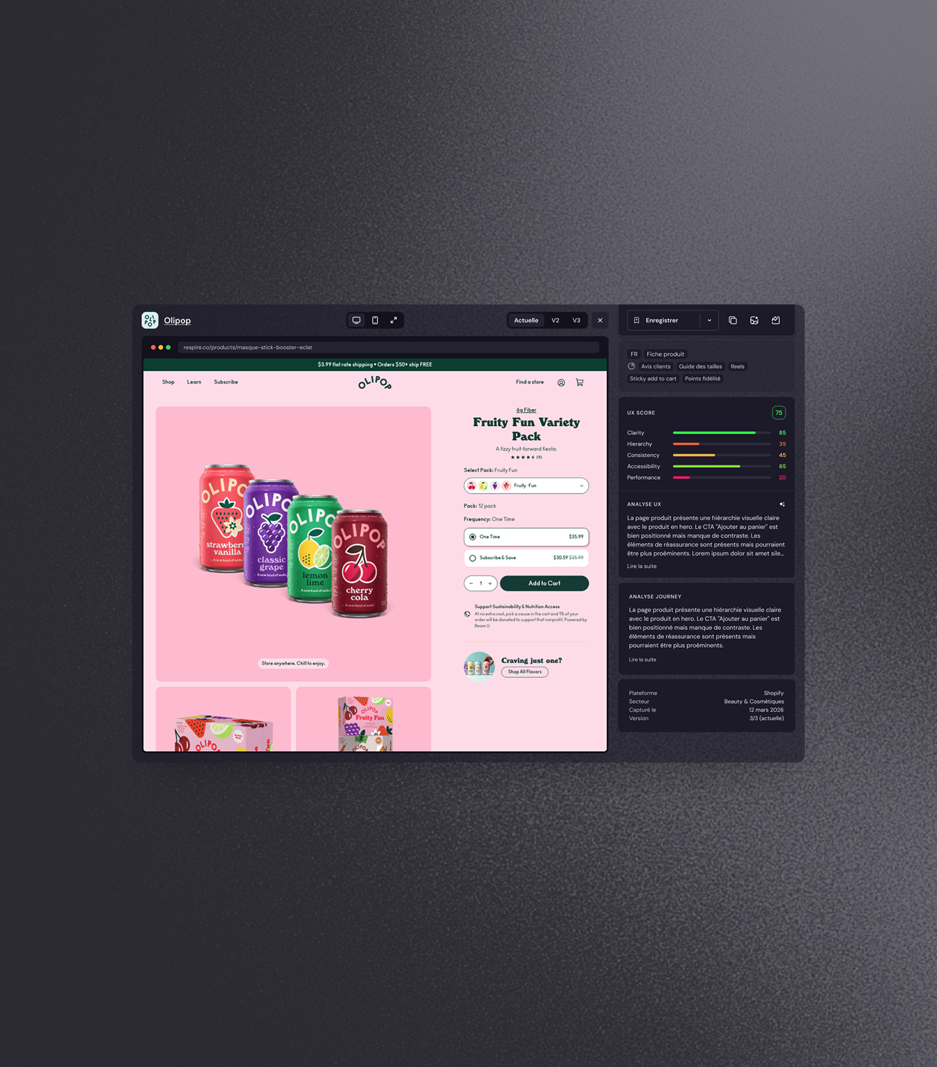 Radar - Notre outil de benchmark - base d'interfaces, analyse UX/UI, inpiration